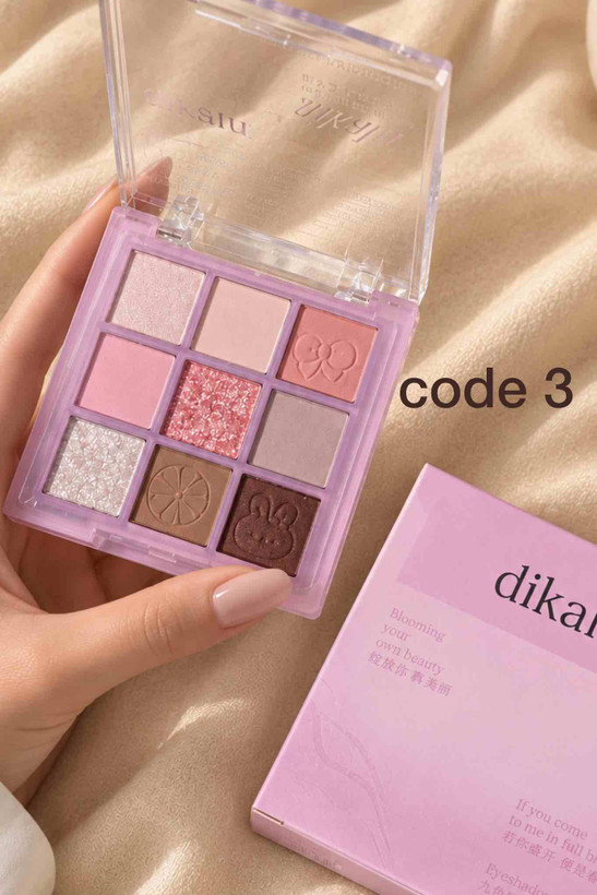 پالت سایه ۹ رنگ مینی dikalu