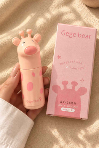 رژ لب خیس مدل زرافه Gege Bear